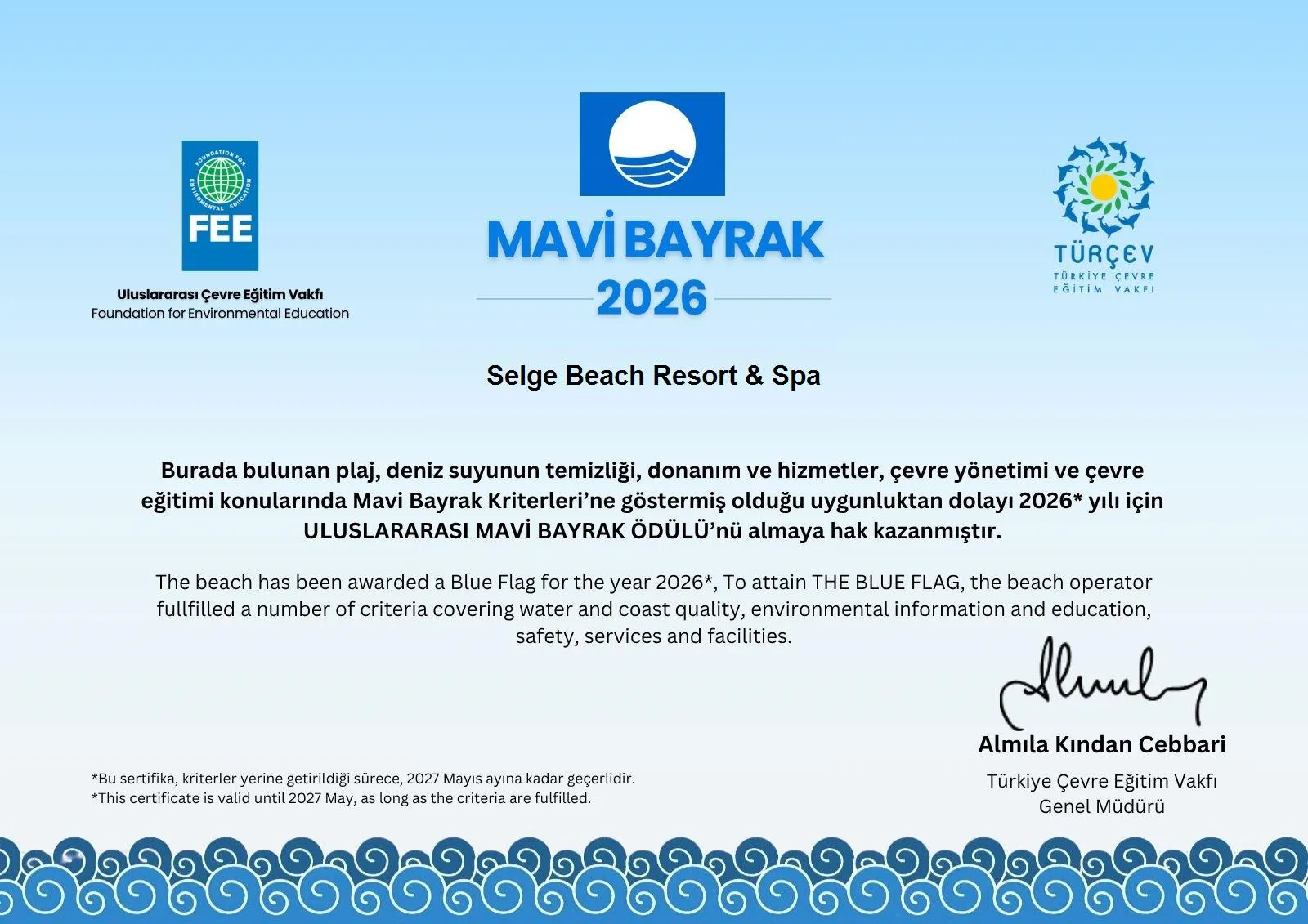 Mavi Bayrak 2026